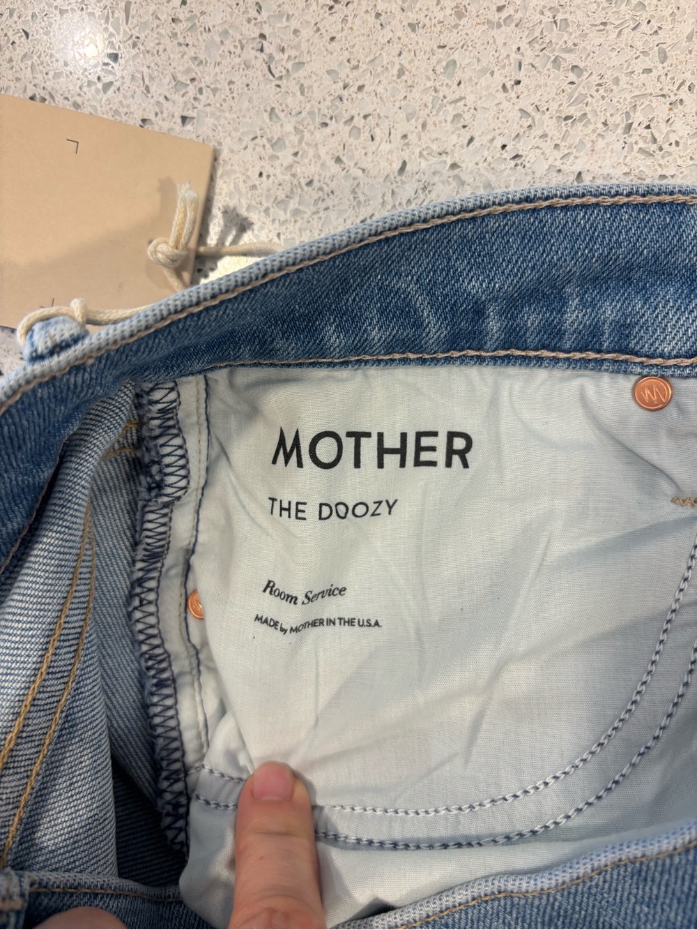 Mother The Doozy Flare Jeans in Room Service Size 28 - Picture 10 of 16